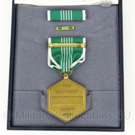 United States Army Commendation Medal For Military Merit medal - met case - origineel US