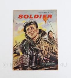 The British Army Magazine Soldier April 1959 - 30 x 22 cm - origineel