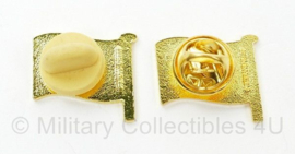 Veteranen spelden set van 2 stuks  - 1,5 x 2 cm - origineel