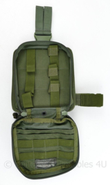 First Aid pouch voor aan het been en MOLLE - North American Rescue IOperator BLS IFAK bag  - GROEN - compleet (zonder inhoud)  - origineel