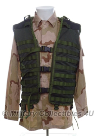 KL Korps Mariniers modulair gevechtsvest - Molle - zonder tassen - Forest camo - maat Medium - origineel