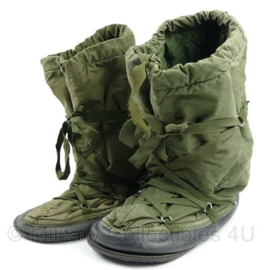 Britse leger en KMARNS Korps Mariniers Overboot Thermal winter overschoenen - maat Large - gedragen - origineel