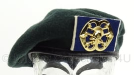 KL baret Modern DT2000 baret model donkergroen - Regiment Verbindingstroepen - maat 57 - origineel