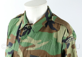 Korps Mariniers jas Woodland camo met straatnaam - meerdere maten - gedragen - origineel