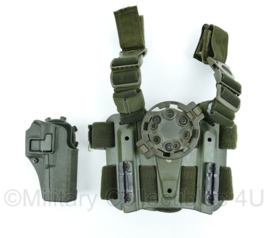 Blackhawk tactical dropleg holster platform - met quick disconnect kit en serpa  CQC holster  origineel