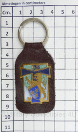 Belgische leger 58 eme Regiment de Transmissions sleutelhanger - 9 x 4 cm - origineel