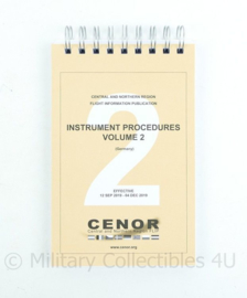 Zeldzaam instrument procedures volume 2 Cenor - versie eind 2019- 21,5x13x1,5cm - zo goed als nieuw!