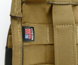 US Army en Korps Mariniers Triple M4 mag pouch coyote - voor 9 magazijnen! -  17 x 25 x 7,5 cm - origineel