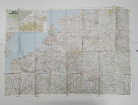 Britse leger BAOR Road Map Duitsland en Nederland 1 : 500 000- 149 x 102 cm - origineel