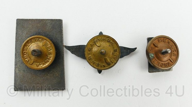 Poolse leger speld set 3 stuks - origineel