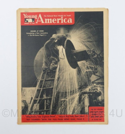 WO2 US Young America The National News Weekly for Youth Magazine tijdschrift - January 18, 1945 - 34,5 x 27 cm - origineel