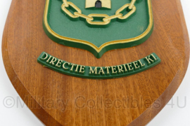 Defensie Directie Materieel KL wandbord in doosje - 19 x 14 cm - gebruikt - origineel