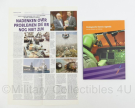 Nederlandse Defensie Strategische Kennis Agenda naslagwerk - 24 x 17 x 0,5 cm  - origineel
