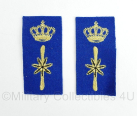 Koninklijke Marine  Dienstvak emblemen vliegenier - 8 x 4 cm - origineel