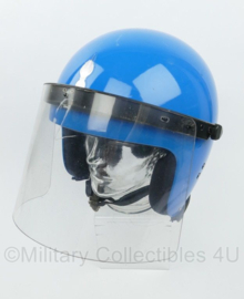 Belgische Politie Handhaving Openbare Orde Rijkswacht ME Mobiele Eenheid helm blauw - maat XXL - origineel