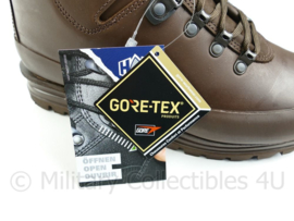 Nederlandse leger Haix Mondo legerkisten bergschoenen met Goretex - Laars, berg, man, bruin - maat 285B = 44,5 Breed - origineel