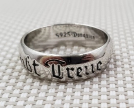 SS Ring SS totenkopf ring - Meine Ehre Heißt Treue (glad) - replica - size 7 tm. 9