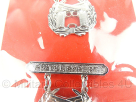 US Army Pistol Expert badges (1 paar) - nieuw in Vanguard verpakking - origineel