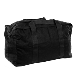 Parabag Flyers kit bag  - met rits- en drukknoop sluiting - 75 liter - 56 x 35 x 35 cm. - ook ideaal voor een parachute -  Zwart