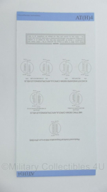 Royal Canadian Air Force Flight Information En Route High Altitude Atlantic & Caribbean AT(H)4 - 26,5 x 12,5 cm - origineel