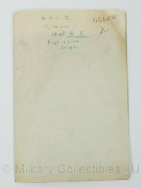 WW2 British War Office map 1944 Central Europe Siegen - 87,5 x 64,5 cm - origineel