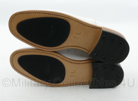 Britse leger Heren DT schoenen wit - lederen zool met rubberen inzet - maat 38 t/m 48 - nieuw in doos - origineel