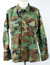 Korps Mariniers jas Woodland camo met straatnaam - meerdere maten - gedragen - origineel