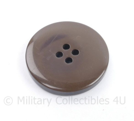 WO2 US Army mantel knoop groot model bruin - diameter 2,9 cm - origineel