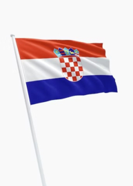 Vlag Kroatië - 200 x 300 cm - materiaal Spun-Poly - fabrikant Dokkumer Vlaggencentrale - nieuw gemaakt