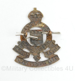 WW2 Canadian cap badge - Kings Crown - Royal Canadian ordnance Corps - 5 x 4 cm - origineel