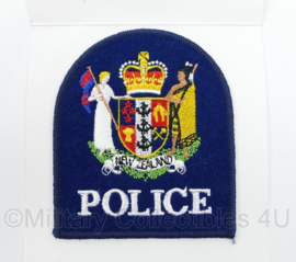 New Zealand Police patch met origineel document - 19 x 11 cm - origineel