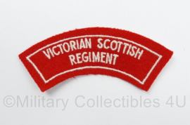 Australische leger Victorian Scottish Regiment shoulder title - 12 x 5 cm - origineel