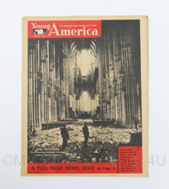 WO2 US Young America The National News Weekly for Youth Magazine tijdschrift - May 10, 1945 - 34,5 x 27 cm - origineel