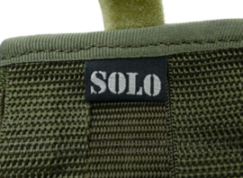 SOLO GPS Belt of Wrist pouch met klep koppeltas Groen - 15 x 9 x 12 cm - licht gebruikt - origineel