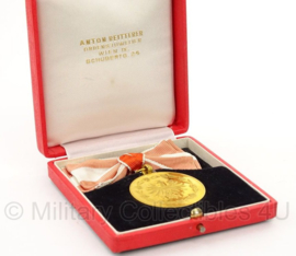 Oostenrijkse Bijzondere verdienste medaille goud für verdienste um die republik österreich- met doosje - origineel