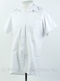 British Royal Navy officer Shirt white , korte mouw - Maat 40 - Origineel