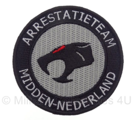 Arrestatieteam embleem Midden-Nederland - met klittenband - 9 x 9 cm