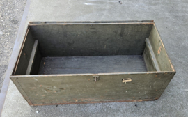 WO2 US Army GI Footlocker Shwayder Bros Inc 1943 - 81 x 42 x 33 cm. - origineel