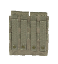 Magazijntas Double M4/M16 Magazin pouch koppeltas - MOLLE draagsysteem - 16 x 5 x 17 cm - ZWART