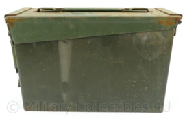 Munitiekist 200 cartridges 7.62 mm M13 schakelband munitie - 28 x 17½ x 10 cm - origineel