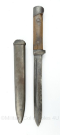 WO2 Italiaanse M1938 Bayonet voor de Carcano - Maker C. Gnutti - origineel