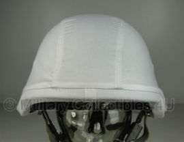 KL sneeuw wit M92 M95 helmovertrek voor Composiet helm  (zonder helm) - maat Medium, Large of XL - licht gebruikt - origineel