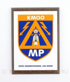 KMAR Koninklijke Marechaussee Operationele Ondersteuning KMOO MP wandbord - 13 x 2 x 18 cm - origineel