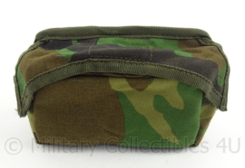 KM Marine Korps Mariniers opbouwtas borst met rits voor OPS vest forest camo - afmeting 15 x 9 x 5 cm - origineel