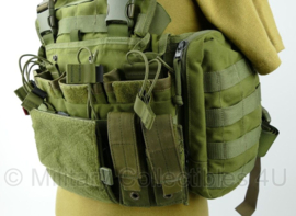 TT Tasmanian Tiger Chest Rig met backpanel, tourniquet, admin pouch en double pistol pouch - licht gedragen - origineel