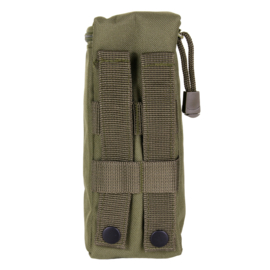 Koppeltas airsoft BB fles - Molle draagsysteem - 20 x 7 x 7 cm -GROEN