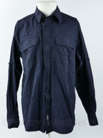 Overhemd lange mouw donkerblauw merk 5.11 Men's cotton Multi-purpose Tactical long sleeve shirt - 5.11 style 72157 - maat Small - licht gedragen -  - origineel