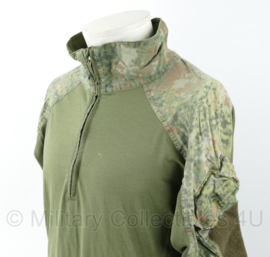 Combatshirt Fr NFP green Perm. met permetrine model met rits middenvoor UBAC - maat Small - zwaarder gedragen - origineel