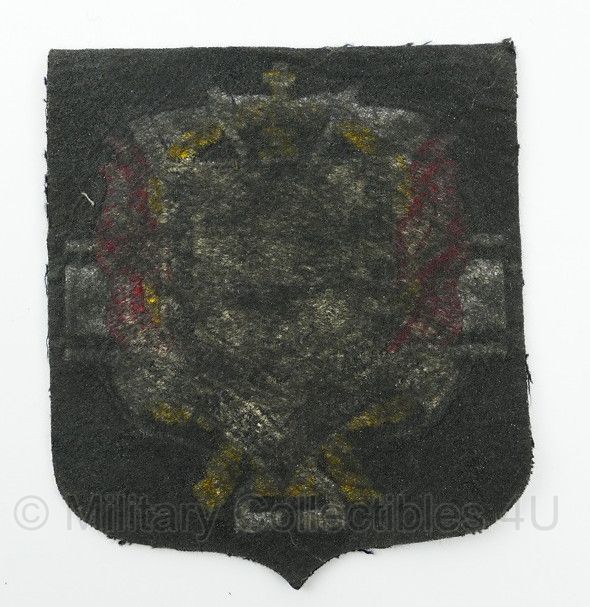 Frans Ville de Joigny Sapeurs Pompiers embleem van de brandweer  -  ZONDER klittenband -  12 x 10 cm - origineel