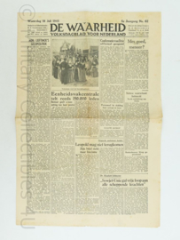 Krant de Waarheid - 18 juli 1945 - origineel